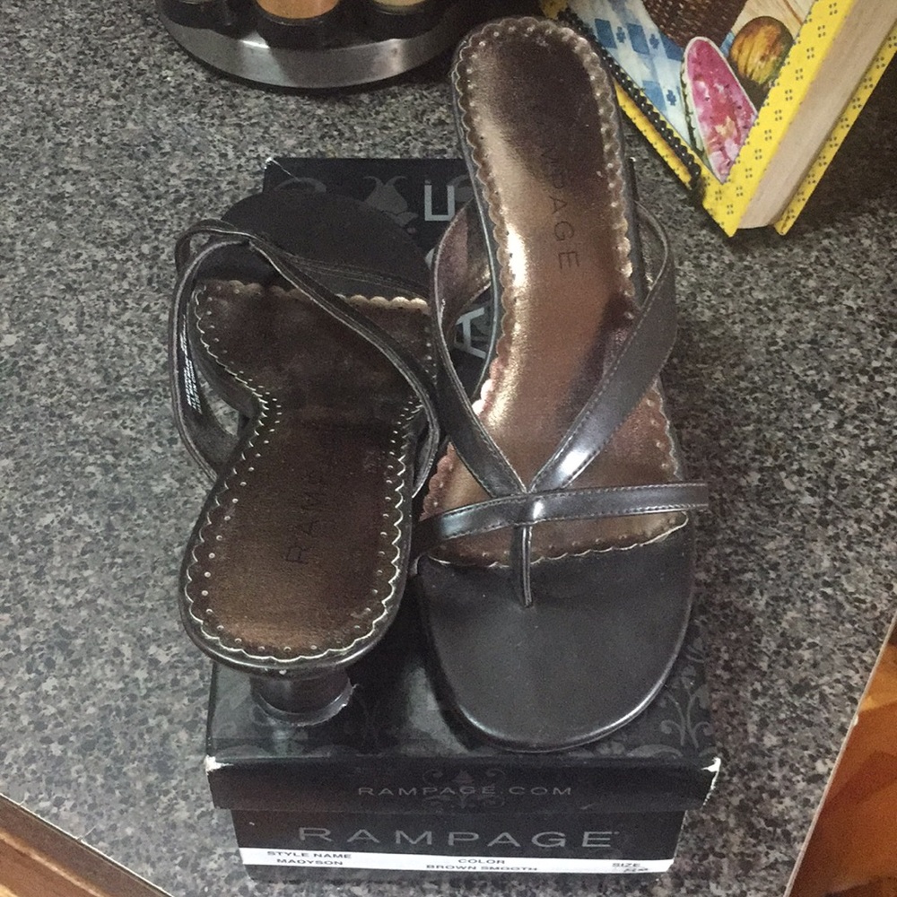 Rampage heeled sandals